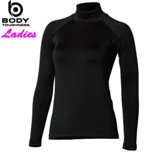 寒い季節はおたふく手袋 のインナー ハイネックシャツ レディース